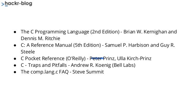 C Programming Faqs Steve Summit Pdf